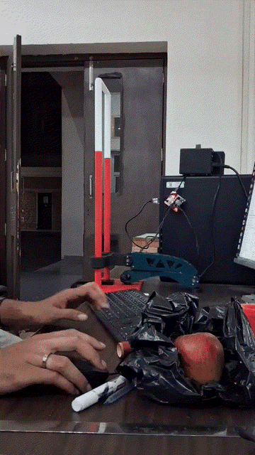 Sim-to-real test for single leg balancing
