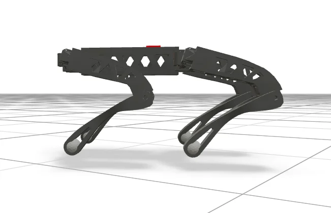 Rumi quadruped MuJoCo model
